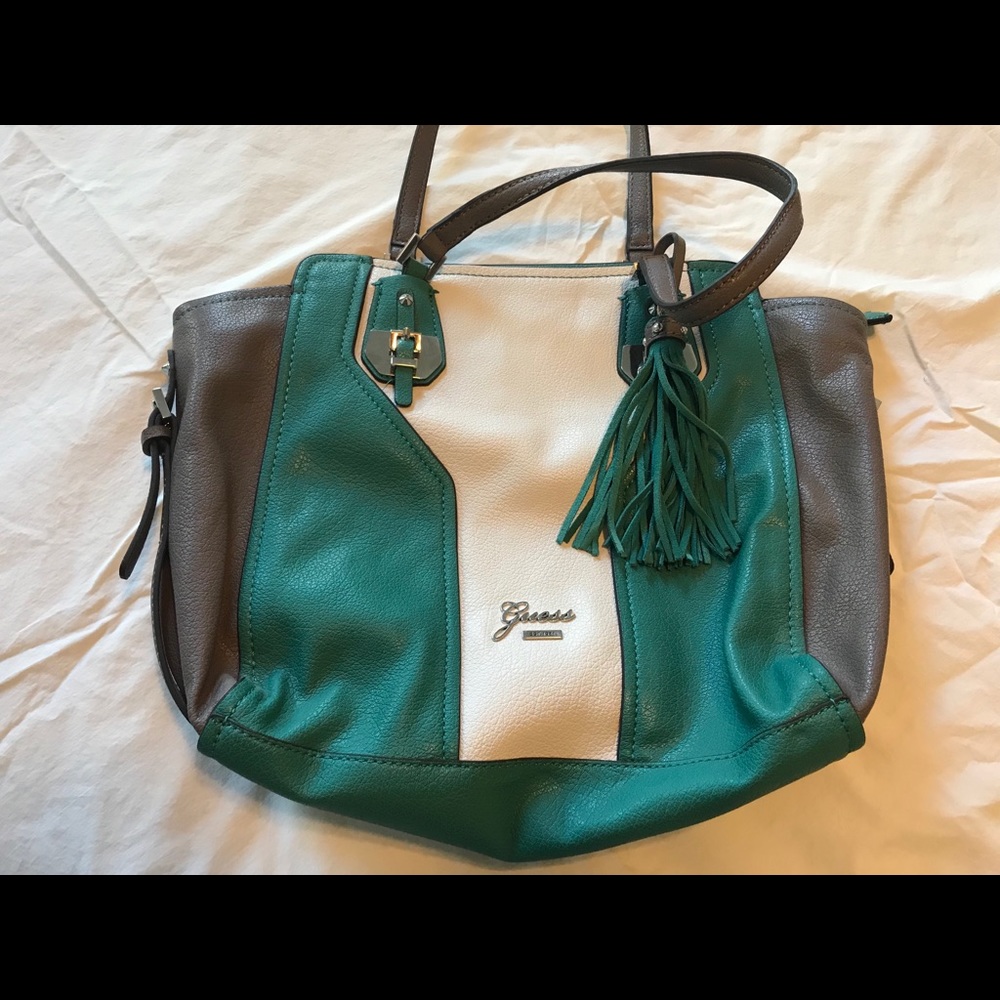 Guess purse-16”w x 12”h